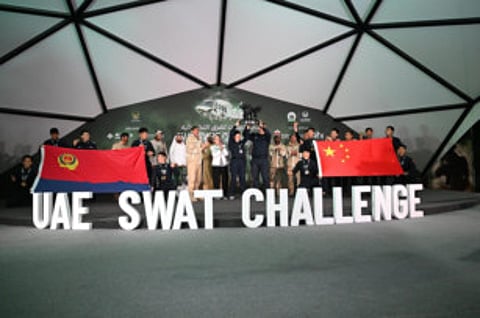 China crowned champions at the 6th UAE SWAT Challenge