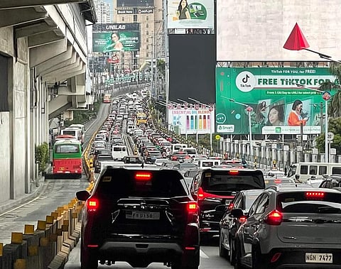 Traffic in Metro Manila earned top rank as the 'worst in the world' for a Metro area in 2024. A scene on EDSA taken on June 1, 2022. How to solve it? Enhance more public transport networks, like overhead and underground trains. But these are easier said than done, given the right-of-way (ROW) snags.