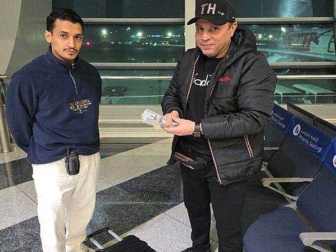 Dubai Police successfully retrieved a lost bag containing $7,000 and essential travel documents for an Egyptian passenger at Dubai International Airport.