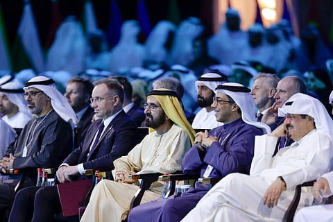 WGS 2025: Mohammed bin Rashid attends keynote session hosted by IMF Managing Director