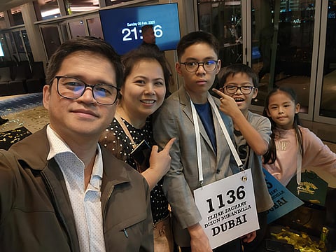Elijah Zachary Dizon Mirandilla, a Grade 8 student at Jumeira Baccalaureate School, triumphed over 580 students from across the country in the Spelling Bee contest.
