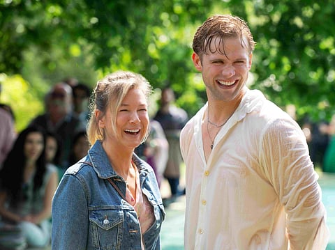 Renee Zellweger and Leo Woodall in Bridget Jones: Mad About The Boy