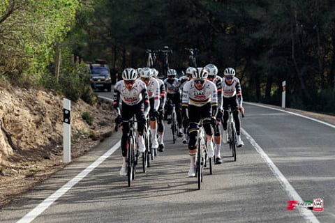 UAE Team Emirates' Tadej Pogacar is aiming for a positive start to new season with the UAE Tour, which begins in Monday.