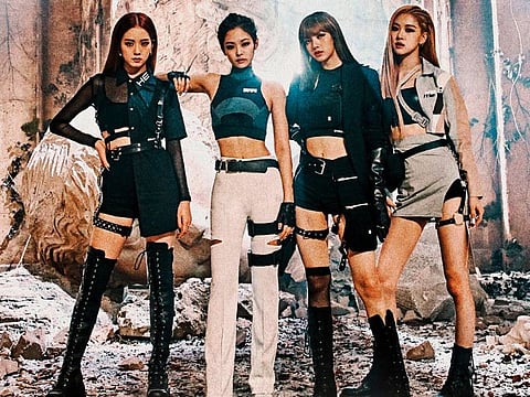 K-Pop girl group Blackpink: Jisoo, Jennie, Lisa and Rose