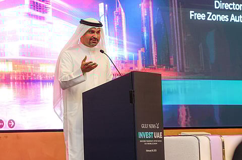 Ismail Al Naqi, Director General of the Free Zones Authority of Ajman, at Invest UAE seminar