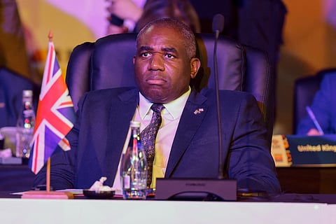 UK Foreign Minister David Lammy.