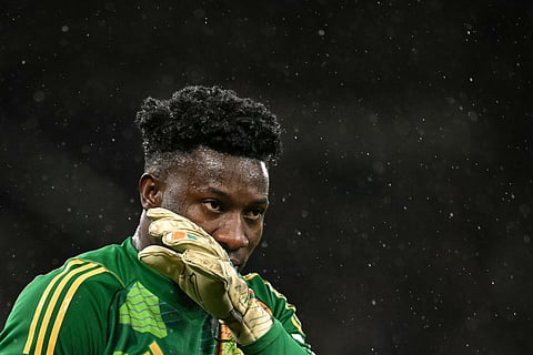Onana struggled on Thursday