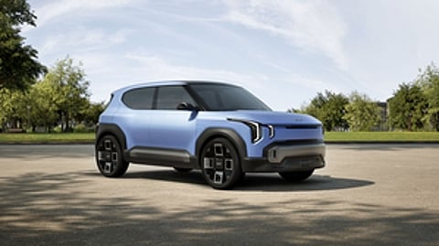 Kia showcased three key models - the Kia EV4, Kia PV5 and Kia Concept EV2 sport utility vehicle (SUV) - representing its latest electric technology and design innovations.