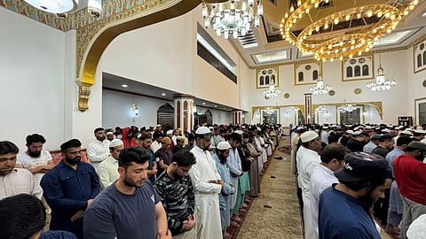 The first Taraweeh prayers of Ramadan were offered at Al-Imam Al-Shafie Mosque in Al Bada, Dubai.