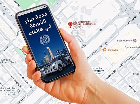 Abu Dhabi Police urge pubic to use 'Police Station in Your Phone' service to report incidents