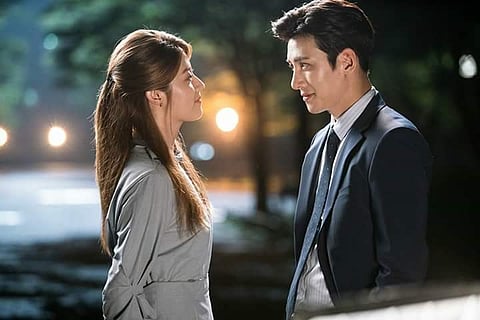 Ji Chang-wook and Nam Ji-hyun in Suspicious Partner, a legal drama revolving around a vengeful killer on the loose.