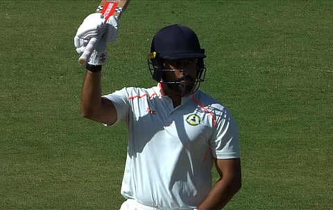 Karun Nair featured in the Ranji Trophy final during his maiden First-Class season in 2013-14, where Karnataka secured the title against Maharashtra.