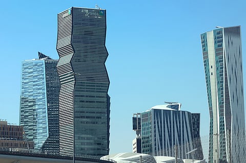 Riyad's King Abdullah Financial District (KAFD) on March 3, 2025.