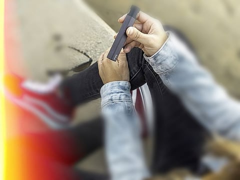 It is misleading to say vaping is safer since it does not contain tobacco nor release ash, the latter a big reason why children are vaping even in schools without being noticed