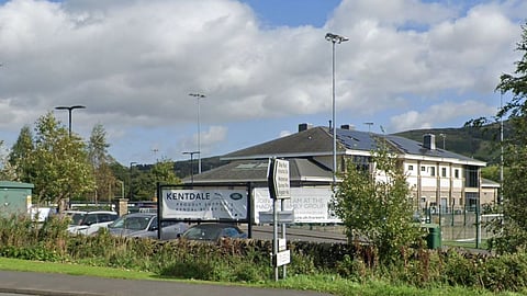 Emergency services rushed to the Kendal Rugby Union Football Club in Cumbria after a collision involving a black BMW i40 car and two children on the pitch was reported.
