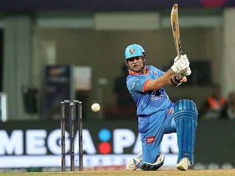 Sachin Tendulkar is in Vadodara to participate in the International Masters League.