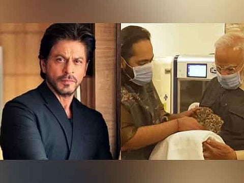 Shah Rukh Khan, Anant Ambani with PM Narendra Modi (Photo/Instagram,PMO)