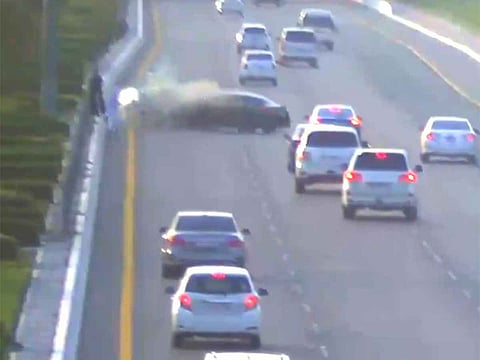 Drivers experiencing breakdowns should move to the nearest exit or a designated safe area to prevent accidents.