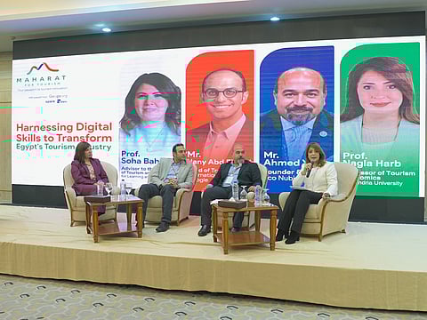 The launch event at the Triumph Plaza Hotel in Cairo