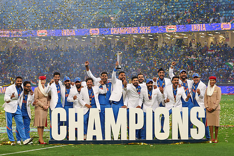 India beat New Zealand by four wickets.