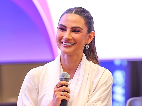 Danya Al Mulla, TV Star and Entrepreneur, speaking at The Future Women Forum