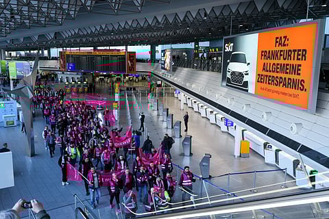 The union’s demands include higher pay, more vacation days and restrictions on temporary contracts.