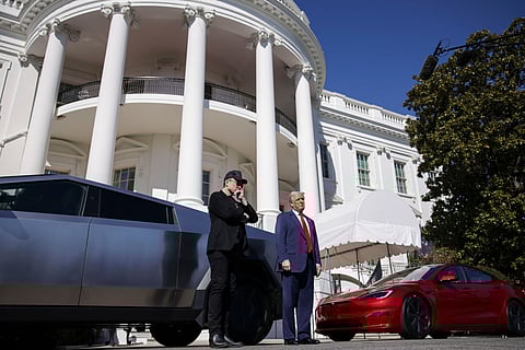 US President Donald Trump said Thursday he was “very disappointed” by the Tesla chief executive officer’s criticism of the president’s signature tax policy bill.
Musk fired back in several social media posts, saying in one that “without me, Trump would have lost the election.”