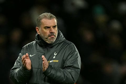 Ange Postecoglou is under pressure at Spurs