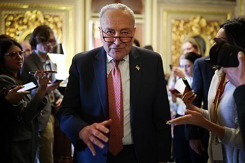 Senate Minority Leader Chuck Schumer shocked his rank-and-file ahead of the crunch vote by announcing he would back the Republican-drafted proposal.