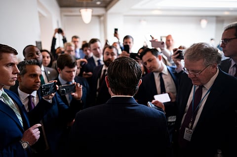 Vice President Vance Meets With House Republicans Ahead Of Government Funding Deadline