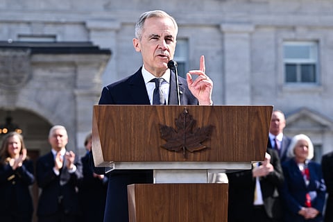 Canadian Prime Minister Mark Carney on Monday warned his country must reduce its reliance on the United States and would turn towards its "reliable" European allies instead on his first trip abroad.