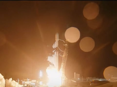 The launch of Etihad-SAT, the UAE’s first Synthetic Aperture Radar (SAR) satellite, today.