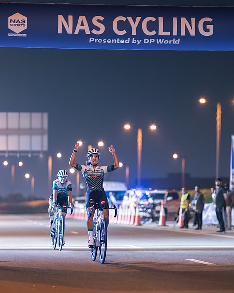 Ebtissam Zayed wins women’s cycling crown at Nad Al Sheba Sports Tournament
