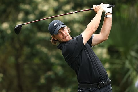 Tommy Fleetwood in action at the Players Championship