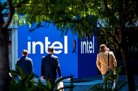 The Intel headquarters in Santa Clara, California.