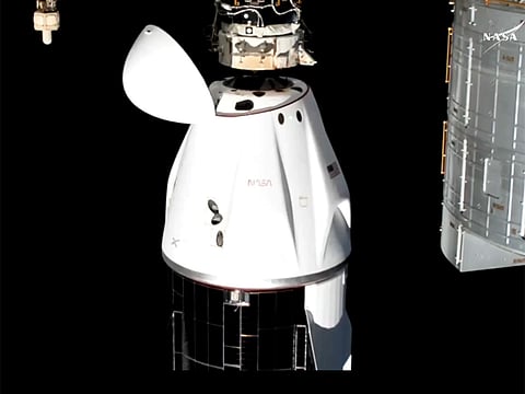 Crew9 and their SpaceX Dragon spacecraft undocks from the ISS.