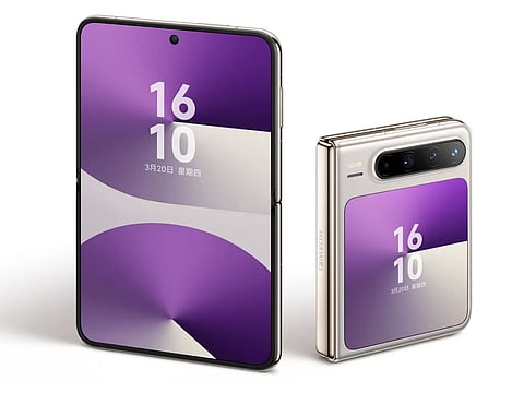 Huawei's Pura X Flip Phone goes on sale in China on March 30 for 7,499 yuan ($1,036) and up.