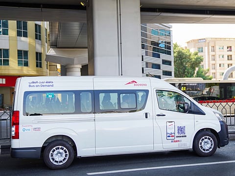RTA's Bus-On-Demand service will now be available in Oud Metha and Barsha Heights as well.