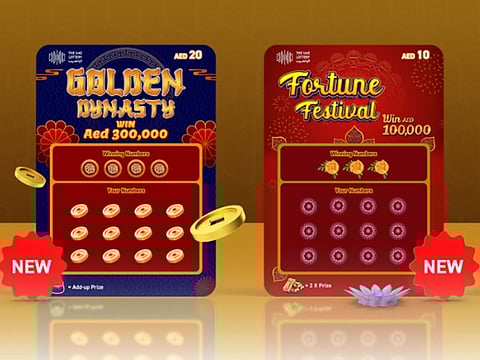 Two of the four newly introduced scratch card games.