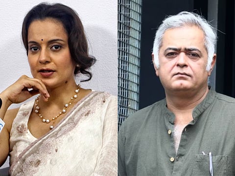 Kangana Ranaut and Hansal Mehta.