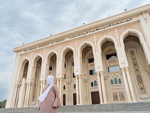 American University of Sharjah (AUS) is eligible to receive zakat contributions for student scholarships.