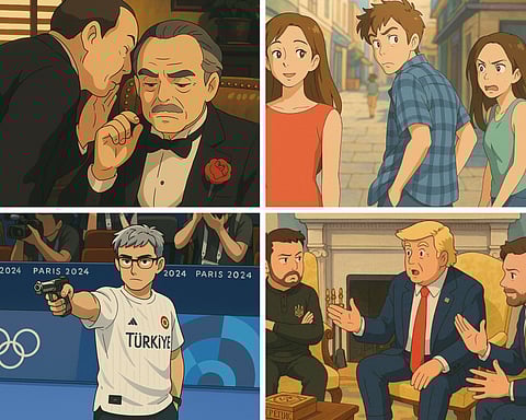 AI-generated Studio Ghibli-style art goes viral, sparking debate on creativity and copyright.