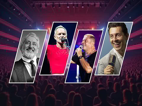 A look a the top performers in the UAE this Eid: Ebi, Sting, Amr Diab and Max Amini