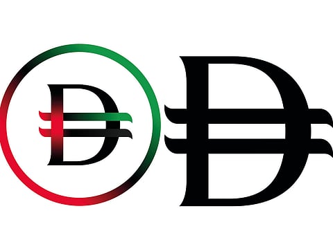 The Central Bank of the UAE, on Thursday, unveiled the new symbol for the national currency in its physical and digital forms.