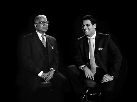 From left: Ashok Sardana, Founder & Managing Director, Continental Group; Akshay Sardana, SEO, CFS DIFC Limited