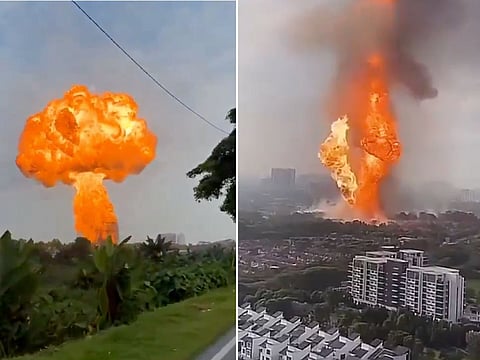 Local media reported a massive fireball that lit up the skies over Putra Heights, a suburb near Malaysia’s capital of Kuala Lumpur, early on Tuesday morning.