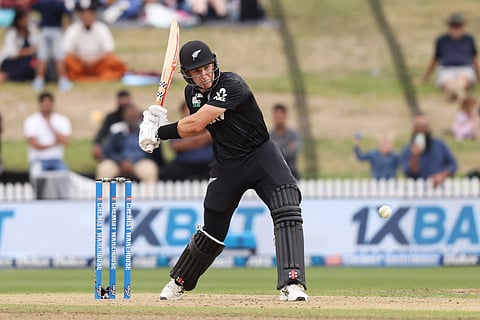 Mitchell Hay scored an unbeaten 99 to propel New Zealand to a match-winning total against Pakistan in the second One-Day International at Seddon Park in Hamilton on Wednesday.