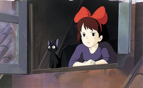 A scene from the Ghibli film, Kiki's Delivery Service