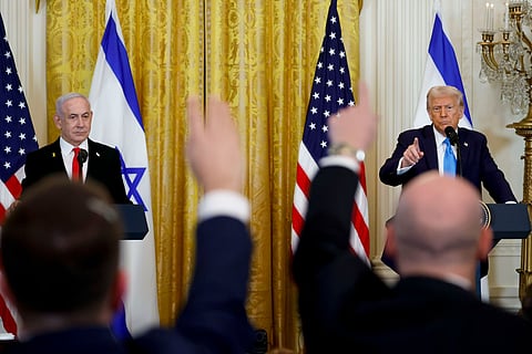 President Trump and Israeli Prime Minister Netanyahu hold news conference