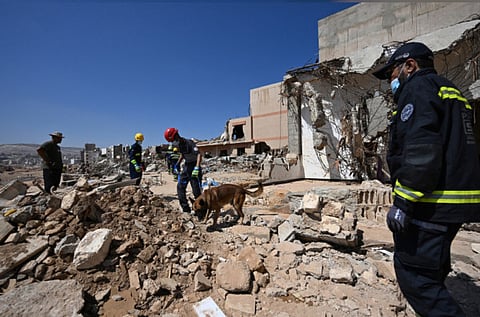 UAE's humanitarian response to Storm Daniel in Libya in September 2023